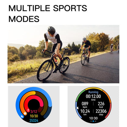 X7 1.51 inch IPS Screen Bluetooth Smart Watch Supports Healthy Monitoring(Silver) by bashfashion