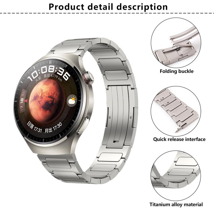 Kalebol 22mm Universal Titanium Scratch Resistant Strap(Titanium Silver) by Kalebol