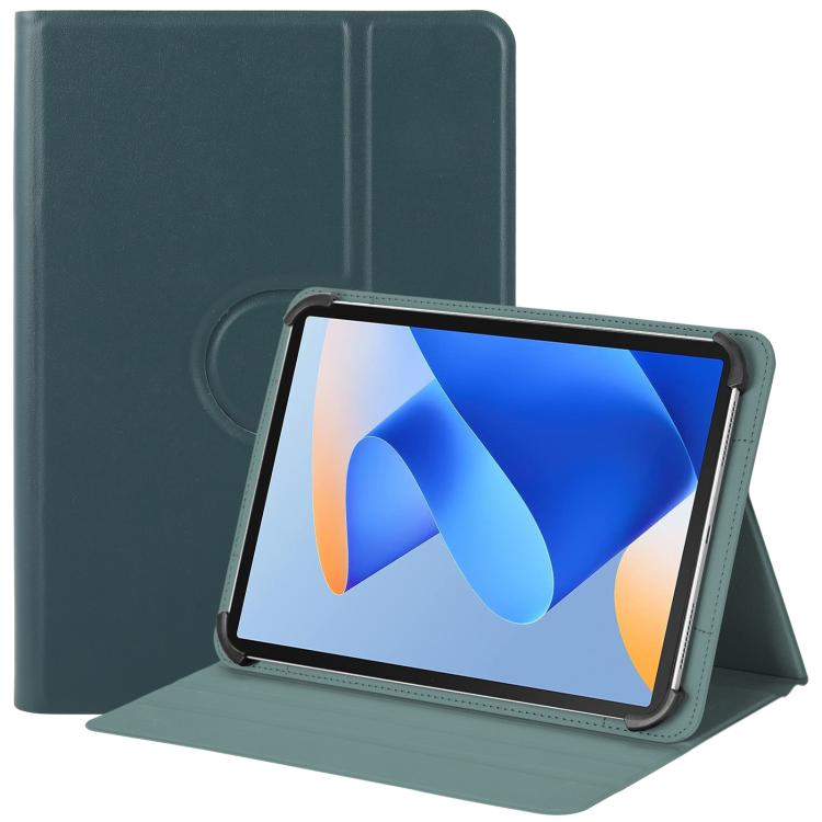 7-8 inch Voltage Hook 360 Rotation Leather Tablet Case(Deep Green) by bashfashion
