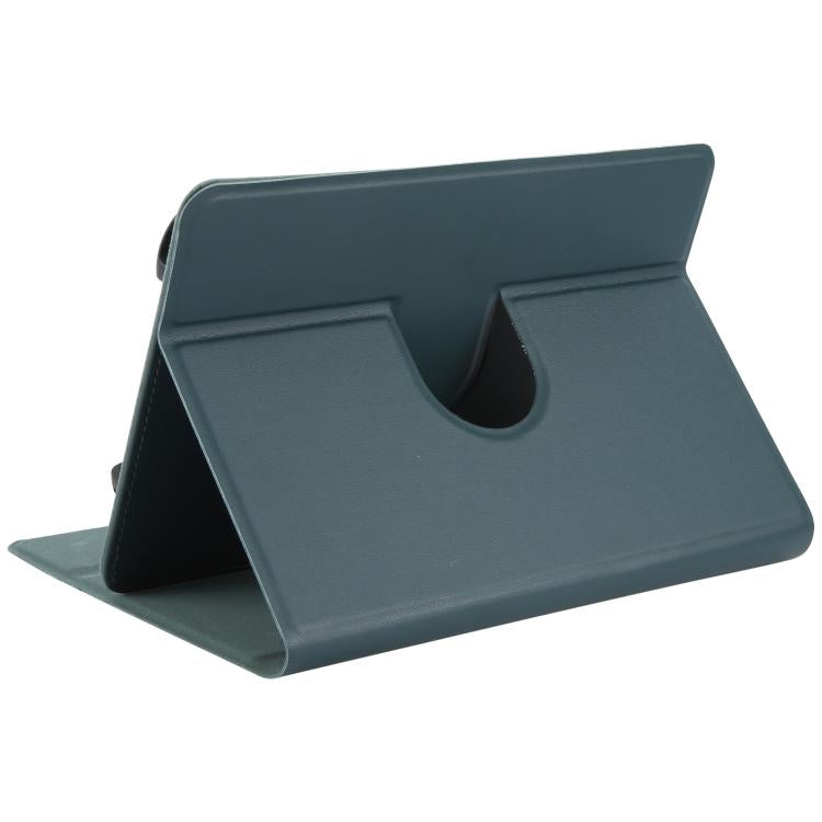 7-8 inch Voltage Hook 360 Rotation Leather Tablet Case(Deep Green) by bashfashion