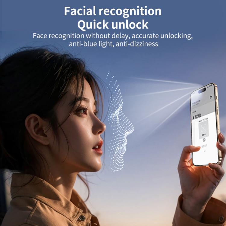 For iPhone 13 Pro Max / 14 Plus Easy Install Box Dust-Free Privacy Tempered Glass Film by bashfashion