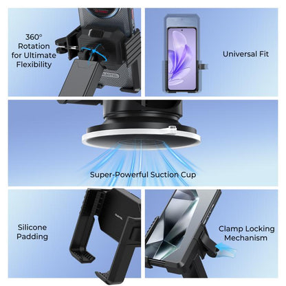 OUKITEL 360 Degree Rotating Adjustable Bicycle Phone Mount Holder(Black) by OUKITEL