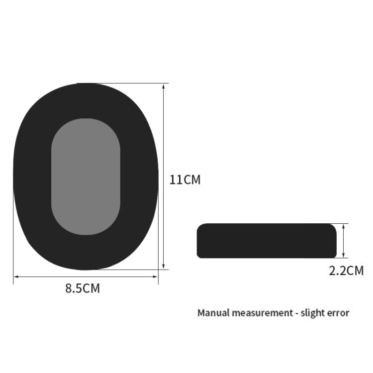 1 Pair Printing Insert Earpads For Somic G936N / G936, Material:Protein Leather(Black) by bashfashion