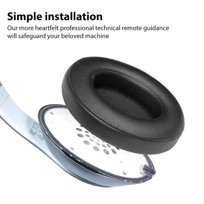 1 Pair Ice Feeling Gel Replacement Earpads For Beats Studio3 / 2(White) by bashfashion