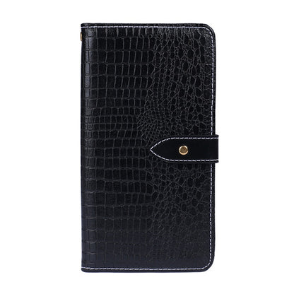 For Wiko Y61 idewei Crocodile Texture Horizontal Flip Leather Case with Holder & Card Slots & Wallet(Black) by idewei