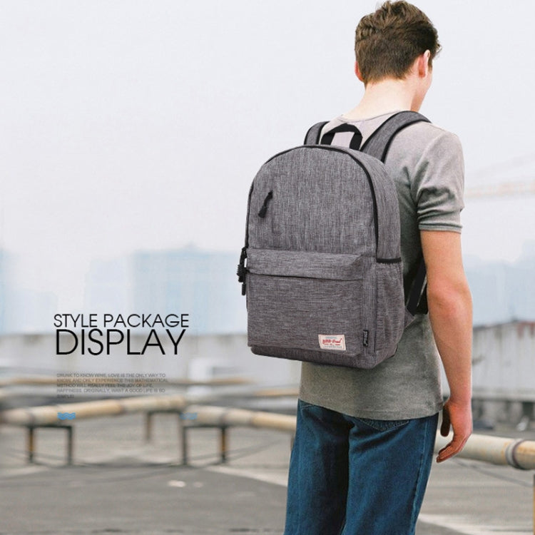 Universal Multi-Function Canvas Laptop Computer Shoulders Bag Leisurely Backpack Students Bag, Small Size: 37x26x12cm, For 13.3 inch and Below Macbook, Samsung, Lenovo, Sony, DELL Alienware, CHUWI, ASUS, HP(Black) by bashfashion