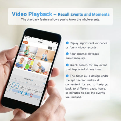 ESCAM WNK618 3.0 Million Pixels 8-channel Wireless Dome Camera HD NVR Security System, Support Motion Detection & Two-way Audio & Full-color Night Vision & TF Card, AU Plug by ESCAM