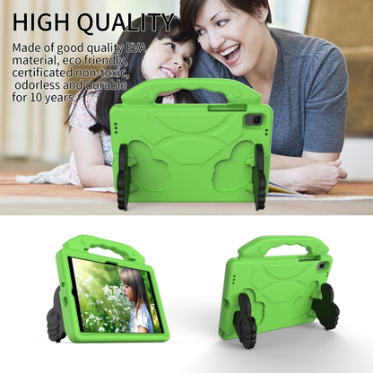 For Samsung Galaxy Tab A8 10.5 2021 X200 / X205 Thumb Bracket EVA Shockproof Tablet Case(Green) by bashfashion