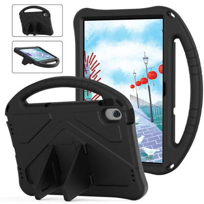 For Samsung Galaxy Tab A8 10.5 2021 X200 / X205 EVA Shockproof Tablet Case with Holder(Black) by bashfashion