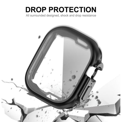 ENKAY Electroplated Soft TPU Case with Screen Film For Apple Watch Ultra 3 / 2 /1 49mm(Deep Green) by ENKAY