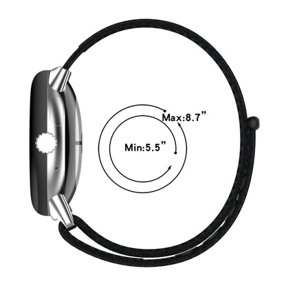 For Google Pixel Watch Nylon Weave Watch Band(Army Green) by bashfashion