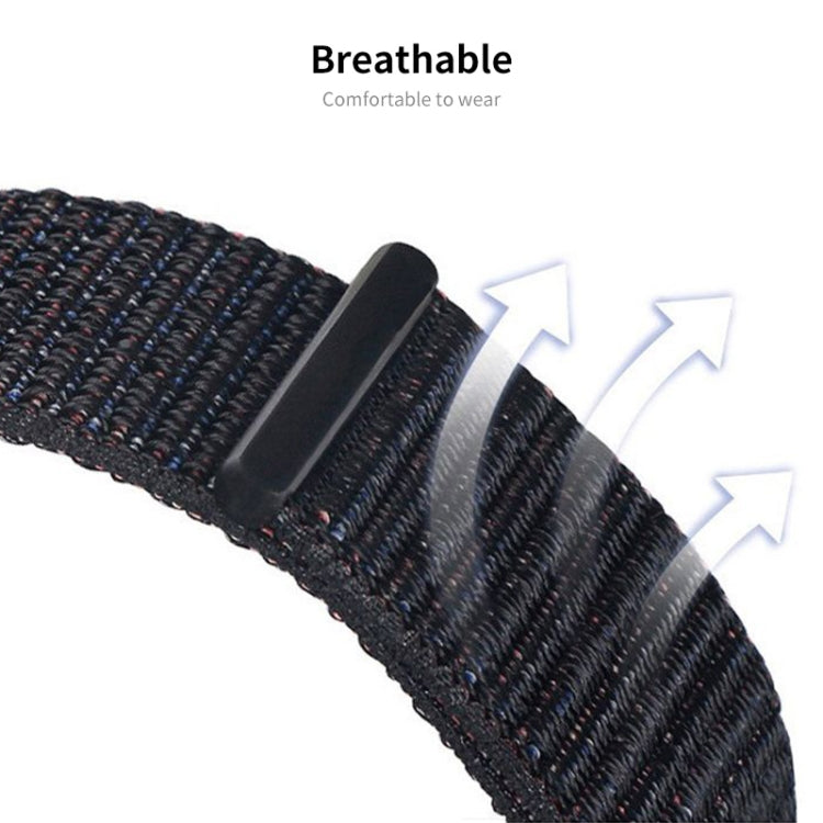 For Xiaomi Mi Band 8 ENKAY Hat-Prince 2 in 1 Set Full Coverage Screen Protector + Nylon Loop Watch Band(Cyan+Yellow) by ENKAY