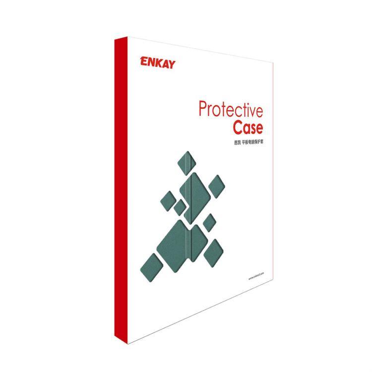 For Honor Pad V8 ENKAY Tri-fold Custer Texture Leather Smart Tablet Case(Dark Blue) by ENKAY