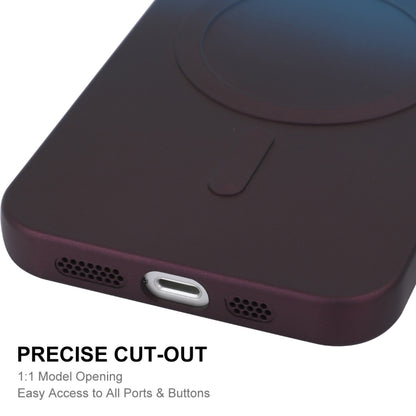 For iPhone 16 Pro Max ENKAY Hat-Prince MagSafe Rainbow Gradient Silicone Phone Case with Lens Film(Pink Rose) by ENKAY