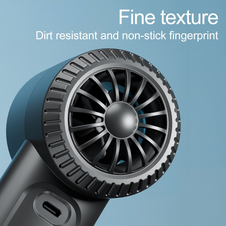 FC1 100 Wind Speed Levels Summer Cooler Desktop Fan Turbine Handheld Fan(White) by bashfashion