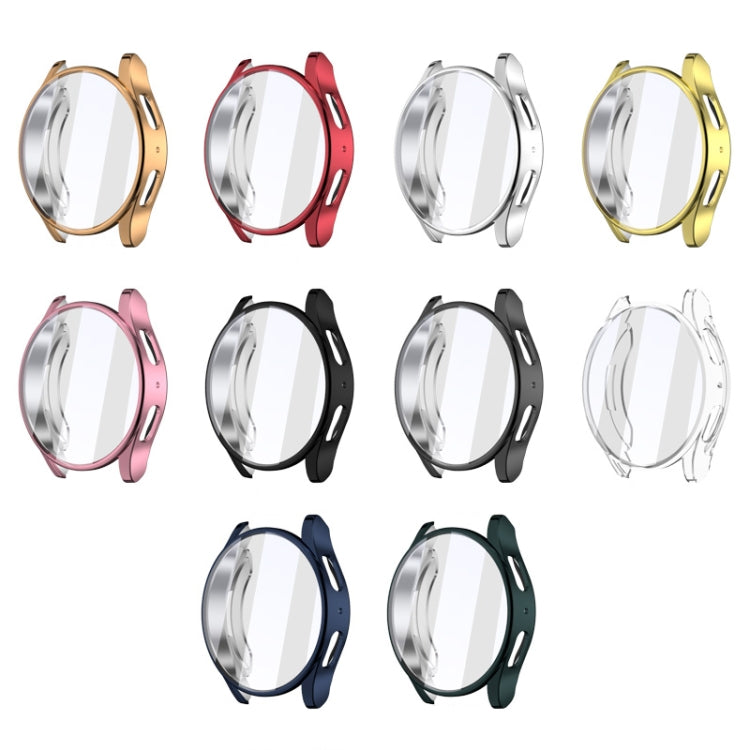 For Samsun Galaxy Watch 7 44mm Full Coverage TPU Electroplated Watch Protective Case(Grey) by bashfashion