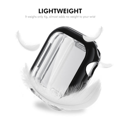 For Apple Watch Series 11 / 10 42mm ENKAY Hat-Prince Electroplated Soft TPU Case with Screen Film(Golden) by ENKAY