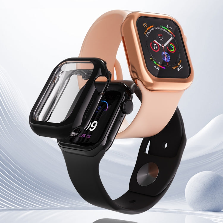 For Apple Watch Series 11 / 10 42mm Full Coverage TPU Electroplated Watch Case(Sliver) by bashfashion