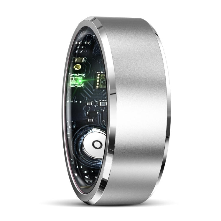 R5 SIZE 9 Smart Ring, Support Health Monitoring / Multiple Sports Modes(Silver) by bashfashion
