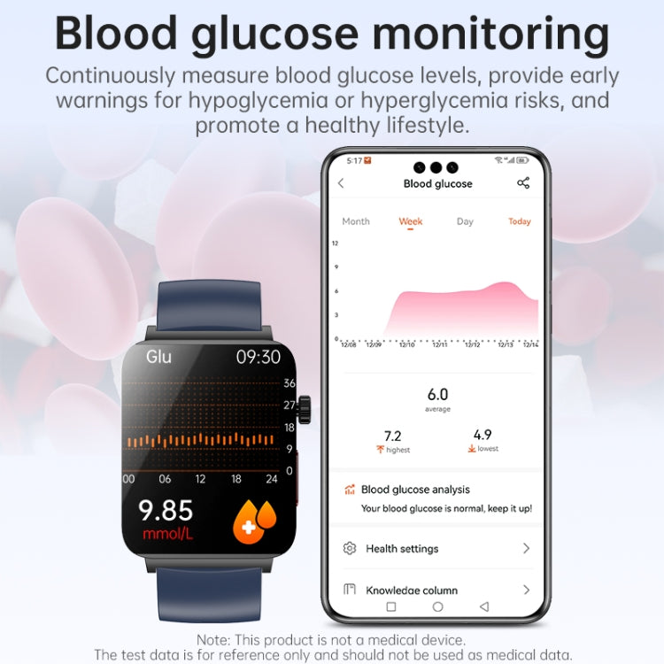 KS03 Pro 1.96 inch Color Screen Smart Watch, Support Bluetooth Call / Health Monitoring(Silver White) by bashfashion