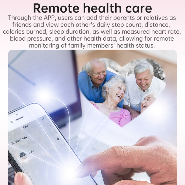 KS03 Pro 1.96 inch Color Screen Smart Watch, Support Bluetooth Call / Health Monitoring(Silver Pink) by bashfashion