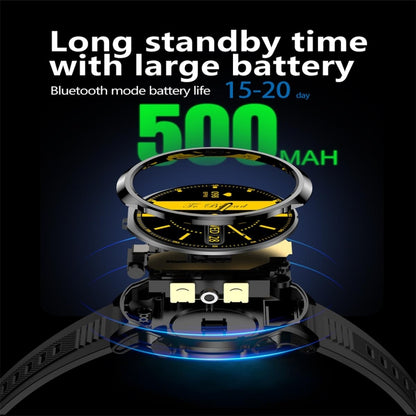 EX100 1.95 inch Color Screen Smart Watch, Support Bluetooth Call / Health Monitoring(Black) by bashfashion