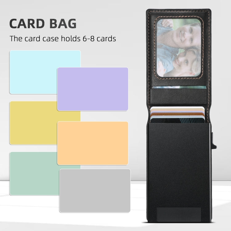 For Google Pixel 6a Suteni H19 Oil Wax 2-in-1 MagSafe Removable Card Box Back Phone Case(Black) by Suteni