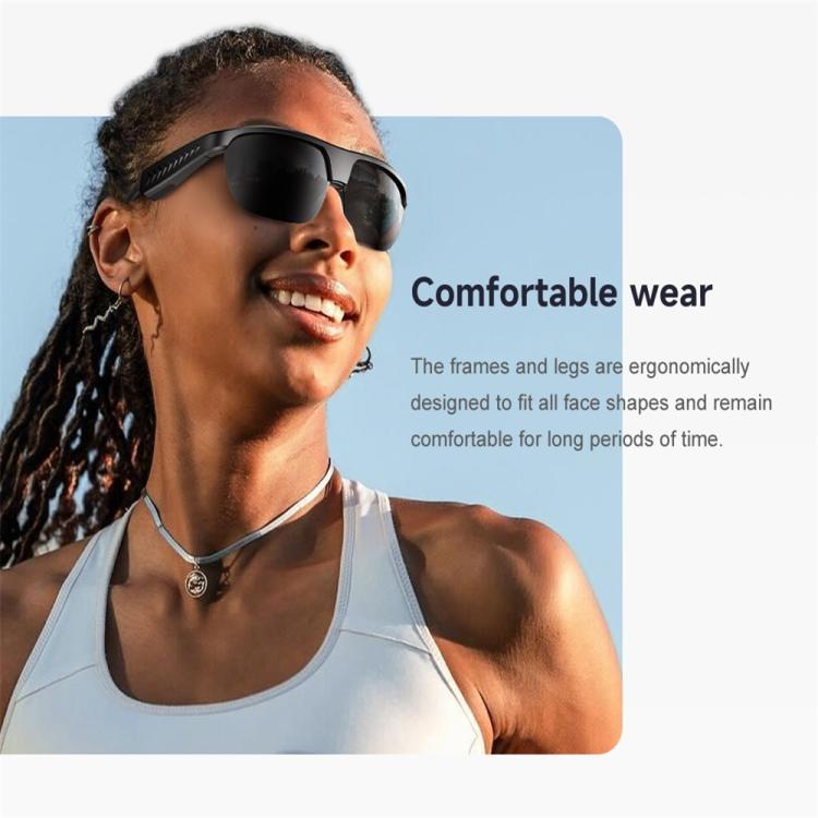 L01 Smart Glasses, Support AI Intelligent Translation / Bluetooth Call / Intelligent Noise Reduction(Pink) by bashfashion