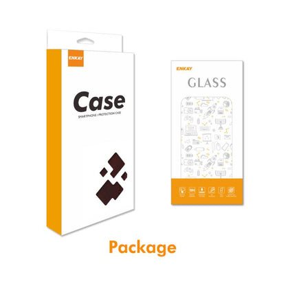 For iPhone Air ENKAY Card Wallet Calf Texture Leather Phone Case with Thickened Glue No White Edge Film(Red) by ENKAY