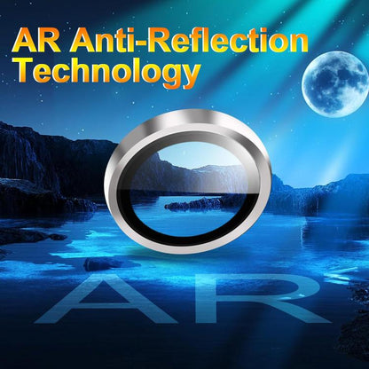 For iPhone 16 Plus Kalebol No Flicker Ultra-Thin Individual Camera Lens Tempered Glass Film(Black) by Kalebol