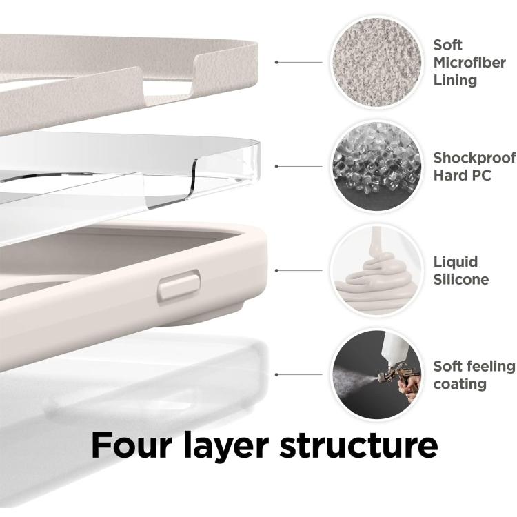 For iPhone 17 Kalebol Solid Color Simple All-inclusive Liquid Silicone Phone Case(Red) by Kalebol