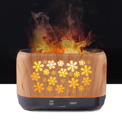 Home Colorful Simulation Flame Incense Smoked Lamp Humidifier, Model:Remote Control(UK Plug) by bashfashion