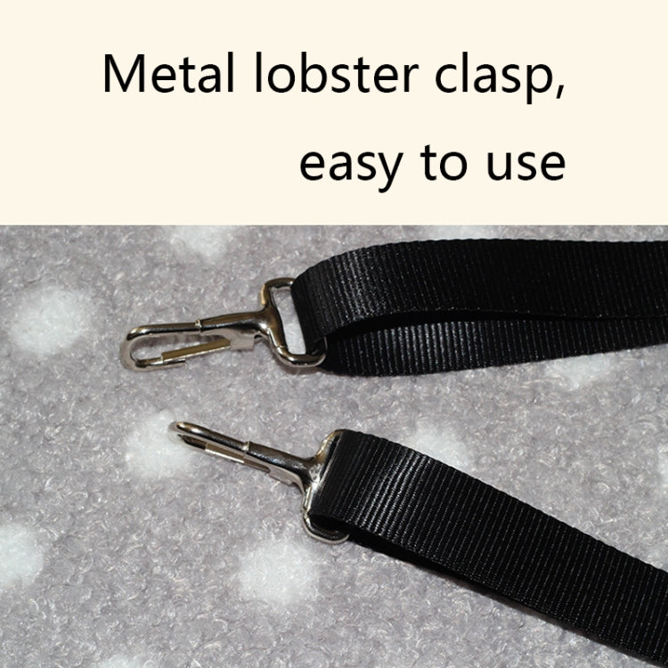 PE-160 Canvas Hanging Cat Cage Hammock Adjustable Length Swing Pet Nest, Size: L(Pink Strawberry) by bashfashion