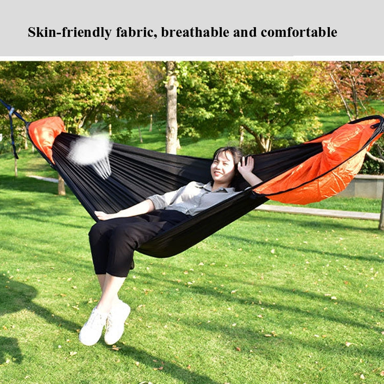 Strut Mosquito Net Hammock Diamond Sunshade Set Outdoor Camping Automatic Quick-Open Anti-Mosquito Hammock Canopy Set(Black) by bashfashion