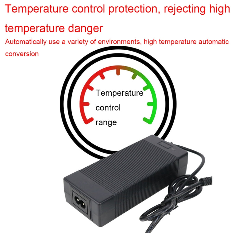 84W 42V/2A Electric Vehicle Smart Temperature Control Heat Dissipation Charger, Spec: 3-core(UK Plug) by bashfashion