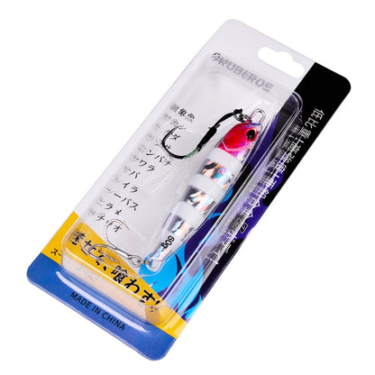 2 PCS PROBEROS LF103 Simulation Metal Sea Fishing Bait, Specification: 40g(E With Hook) by PROBEROS