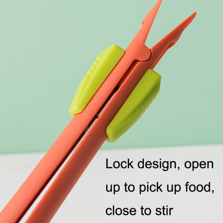 Multi-Purpose Nylon Eggbeater Dual-Use Food Clip Manual Mixer Baking Tool(Orange) by bashfashion