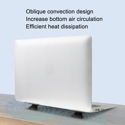 Portable Folding Notebook Computer ABS Bracket(Black) by bashfashion