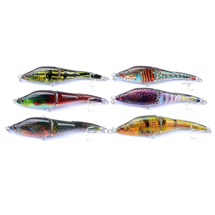 LB22 9.5cm/8.9g Multi-section VIB Plastic Hard Lures Painted Bionic Lures(6) by bashfashion