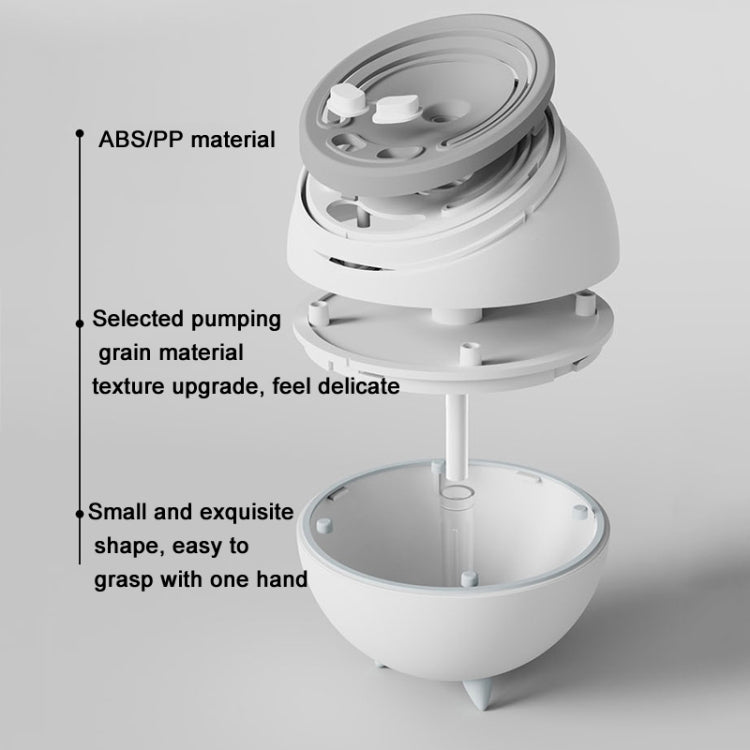 X-H05 250 ml Water Tank Small Humidifier USB Plug-in Sprayers With Night Light(White) by bashfashion