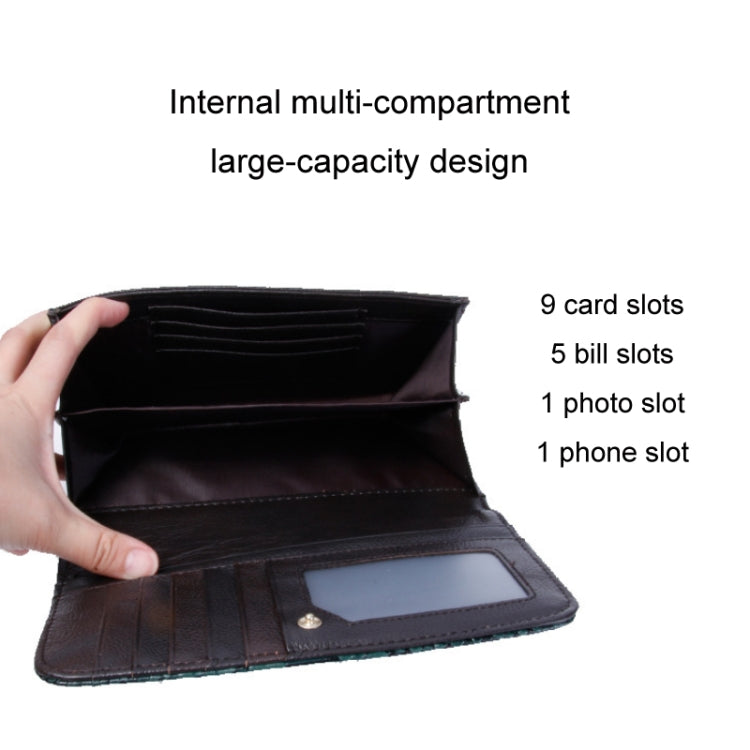 Multi-functional Chain Lady Cross-body Wrist Bag(Big Snake Pattern Copper) by bashfashion