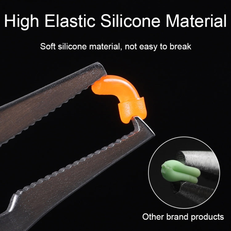 5sets/500pcs Space Bean Positioning Rod Slightly Bean Fishing Gear Supplies, Size: S(Crystal Shadowless Unloading) by bashfashion