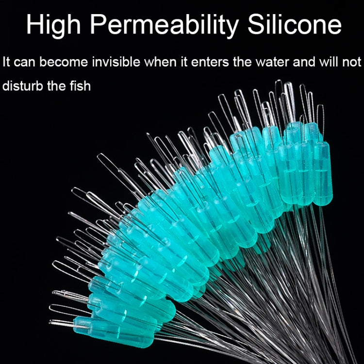 5sets/500pcs Space Bean Positioning Rod Slightly Bean Fishing Gear Supplies, Size: S(Crystal Shadowless Unloading) by bashfashion