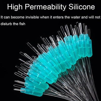 5sets/500pcs Space Bean Positioning Rod Slightly Bean Fishing Gear Supplies, Size: S(Crystal Shadowless Unloading) by bashfashion