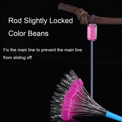 5sets/500pcs Space Bean Positioning Rod Slightly Bean Fishing Gear Supplies, Size: S(Crystal Shadowless Unloading) by bashfashion