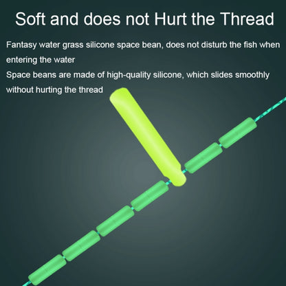 2pcs Outdoor Fishing Anti-tangle Spotted Invisible Line Set with Scale, Size: 3.6m(3.5) by bashfashion