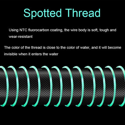 2pcs Outdoor Fishing Anti-tangle Spotted Invisible Line Set with Scale, Size: 7.2m(3.0) by bashfashion