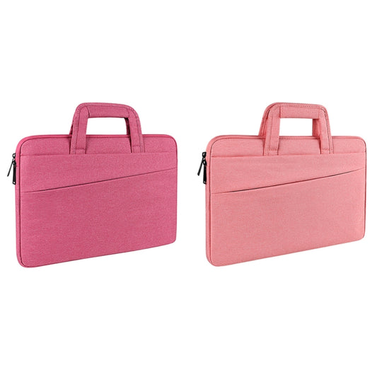 ST03 Waterproof Laptop Storage Bag Briefcase Multi-compartment Laptop Sleeve, Size: 11.6-12.5 inches(Pink) by bashfashion