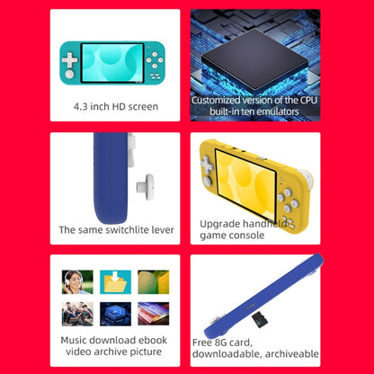 Nostalgic Street Fighter FC Handheld Video Game Console(Gray) by bashfashion