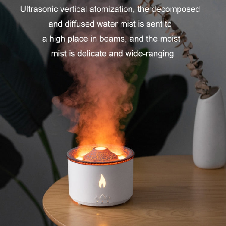 Volcanic Essential Oil Aroma Diffuser Ultrasonic Air Humidifier, Model: Full Split Remote Control(EU Plug) by bashfashion